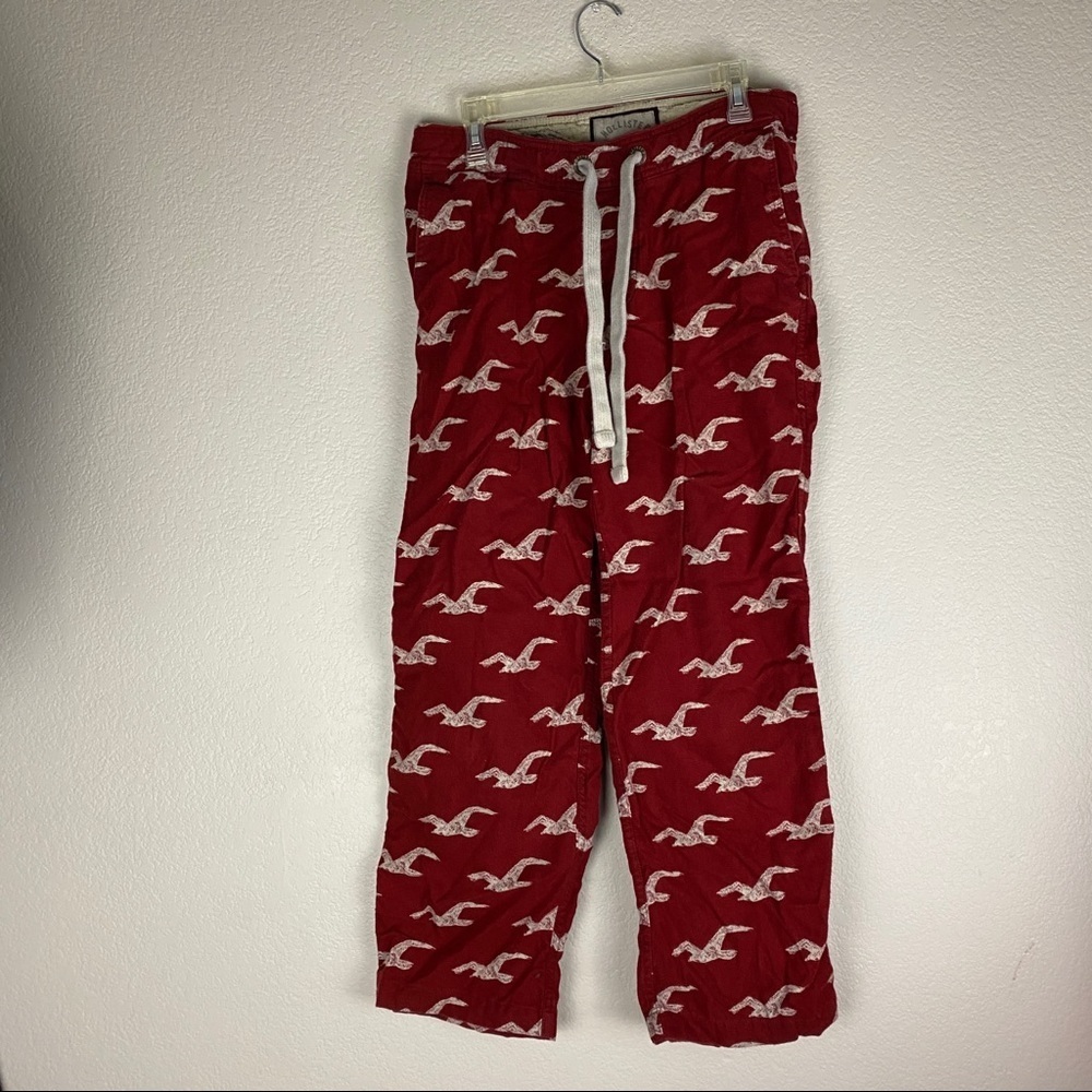 Hollister Sweatpants Mens Size Small Logo Repeat